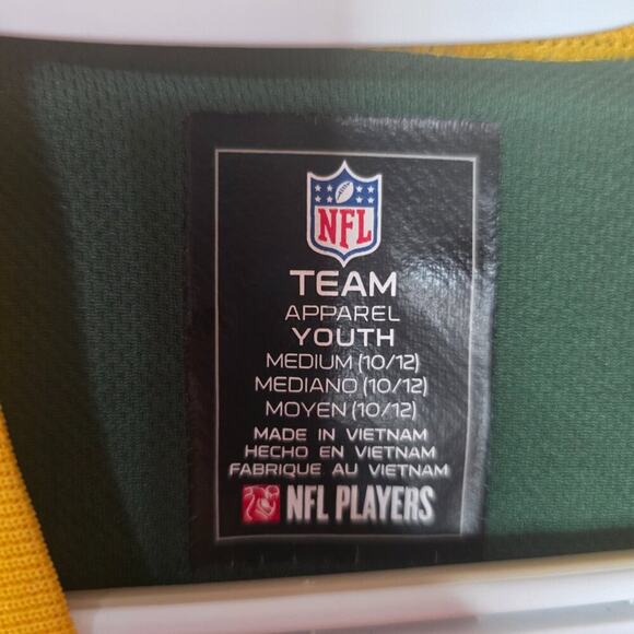 NFL Aaron Rodgers Green Bay Packers Jersey Youth Medium - Picture 5 of 5